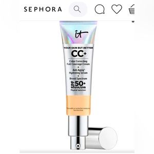 IT Cosmetics CC+ Color Correcting Full Coverage Cream foundation SPF 50